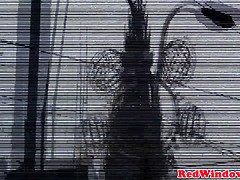 Cocksucking black hooker closeup with tourist