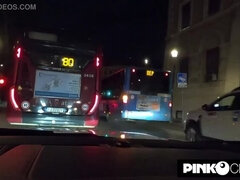 Amandha Fox's crazy night in Rome by car