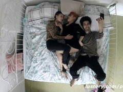 Couple, 2 femmes 1 homme, Poilue, Hd, Pov, Cheveux courts, Plan cul à trois, Voyeur