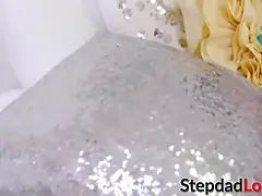 Grosser schwanz, Blasen, Papi, Tochter, Monster, Nackt, Orgasmus, Weibliche ejakulation