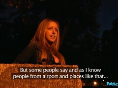 Brunette's Big Tits Make Stranger Horny 1