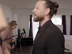 Gia Derza's tight ass drilled hard by hung studs - real female orgasm included!