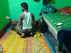Hot Desi Bhabhi Malika Fucked Hard By Young Guy At Night - Hindi Sex