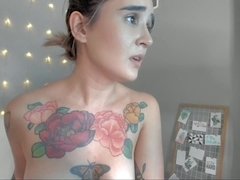 18 ans, Mignonne, Masturbation, Nue  à poil, Seins naturels, Chatte, Adolescente, Nénés