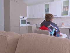 Grosse titten, Blasen, Vollbusig, Schwanz, Freundin, Natürlichen titten, Pov, Titten