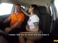 Amateur, Chica, Negro, Coche, Europeo, Lamidas, Al aire libre, Coño