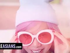 Asiatisch, Blasen, Spermaladung, Kehlenfick, Hd, Interrassisch, Zierlich, Muschi