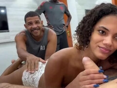 Anaal, Kont, Braziliaans, Man die toekijkt, Vriendin, Huisvrouw, Ruw, Schreeuwen