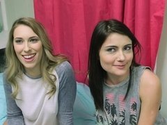 Grote lul, Grote mammen, Pijpbeurt, Universiteit, Hardcore, Student, Tiener, Trio