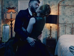 Schlafzimmer, Blasen, Britisch, Hundestellung, Würgen, Piercing, Kurzes haar, Spielzeuge