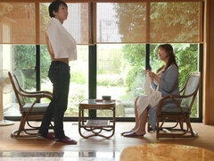 ぽっちゃり, デカパイ, フェラチオ, ぽちゃ, イく瞬間, 手コキする, 日本人, 淫乱熟女