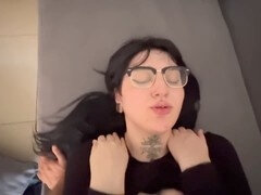 Doigter, Fait maison, Fille latino, Réalité, Tatouage, Adolescente