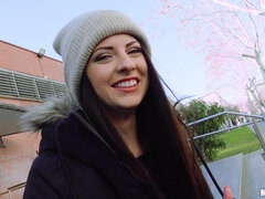 Braunhaarige, Verrückt, Italienisch, Masturbation, Pov, Öffentlich, Muschi, Jungendliche (18+)