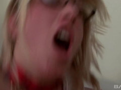 Dionne takes a big cock like a pro then gets a massive facial