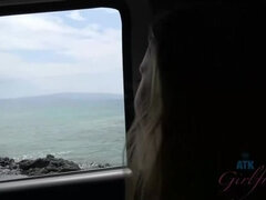 Leie, Strand, Braunhaarige, Klaffend, Hd, Pov, Rasiert, Titten