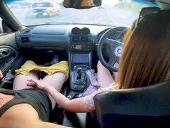 Auto, Betrug, Paar, Schmuddelige sprache, Ablutschen