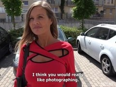 Grosse titten, Spermaladung, Tschechisch, Lingerie, Geld, Im freien, Pov, Zug