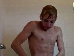Amateur, Cuarto de baño, Gay, Ducha, Solo