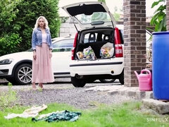 Grosse titten, Blasen, Schmutzig, Frau frau mann, Hd, Lecken, Muschi, Flotter dreier