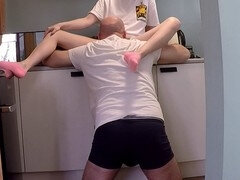 Éjaculation interne, Pieds, Chatte, Surprise, Serré