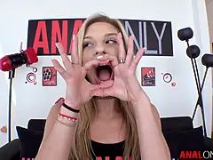 Anaal, Blond, Pompom meid, Sperma, Hd, Monster, Tieten likken