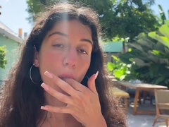 Sucer une bite, Tir de sperme, Faciale, Exhib, Nourriture, Masturbation, Pov, Toilettes