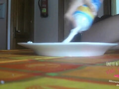 Amateur, Cul, Fétiche, Nourriture, Hd, Espagnole