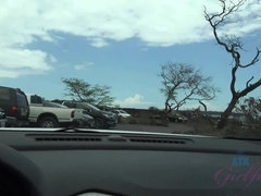 ビーチ, 彼女, ヌード, アウトドア, 小柄, ハメ撮り, 公共, 剃毛