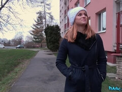 Russian Redhead Takes Cash For Sex 1 - Public Agent