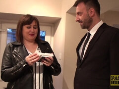 ぽっちゃり, フェラチオ, 惨い, チン, デブ, ラフ, ヤリマン, オッパイの