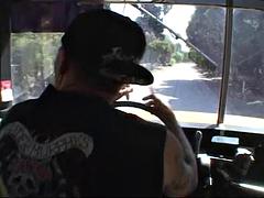 Bus, Hard, Adolescente, Pute
