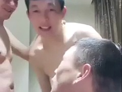 Anal, Asiatique, Grosse bite, Chinoise, Papa, Homosexuelle, Masturbation