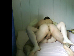Making my girlfriend wail (creampie/feet)