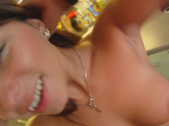 Polla, Estilo perrito, Cocina, Desnudo, Sorpresa