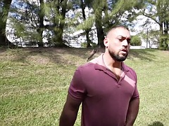 素人, ゲイ, 毛深い, 筋肉, アウトドア, 公共