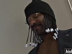 Grosser schwanz, Schwarz, Blondine, Blasen, Schwarz, Interrassisch, Milf