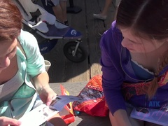 Morena, Novia, Lesbiana, Pequeña, Perforación, Afeitado, Flaco, Tetas