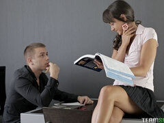 Euro Couple Tries Both Holes