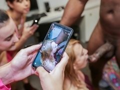 素人, デカチン, 黒人, 大学生, ディルド, ゲーム, 異人種間, パーティ