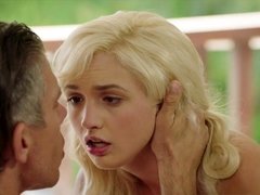Naughty troubled blonde teenager anal fucked by her therapist