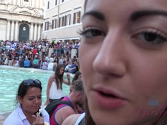 Pijpbeurt, Bruinharig, Vriendin, Handbeurt, Olie, Kut duiken, Tieten likken, Bekijker