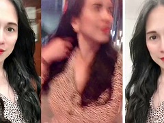 Amateur, Grosse bite, Jeunes transsexuelles thaïlandaises, Masturbation, Public, Transsexuelle, Solo, Nénés