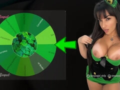 Wheel Of Sex Jerk Off Game Sexy Girl Celebrating The St Patricks Day Cosplay Twerking And Teasing With Gorgeous Girl And Emanuelly Raquel