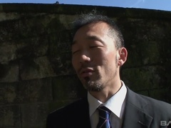 アジア人, デカパイ, 茶髪の, 下着