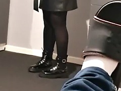 アナル, デカチン, デカパイ, フェラチオ, オナニー, ルーマニア人, スカート, オッパイの