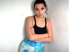 18 jahre, Leie, Grosser arsch, Blasen, Braunhaarige, Schwanz, Masturbation, Solo