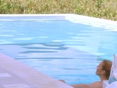 アナル, フェラチオ, 茶髪の, ズームショット, イく瞬間, チン, マッサージ, オマンコ