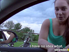 Leie, Braunhaarige, Kehlenfick, Europäisch, Im freien, Jungendliche (18+), Titten