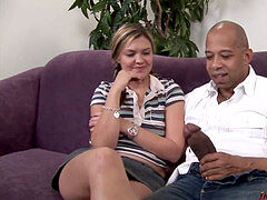 youthful daughter-in-law in hard interracial romping