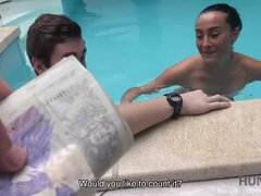 18 jaar, Pijpbeurt, Bruinharig, Stel, Geld, Gezichtspunt, Kut duiken, Tiener